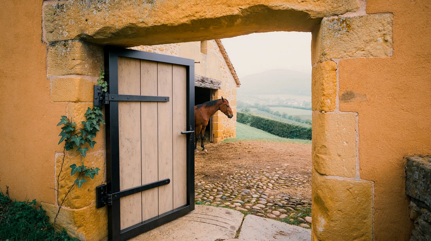 Entrée, Écurie de Contrevoz, centre équestre à Contrevoz